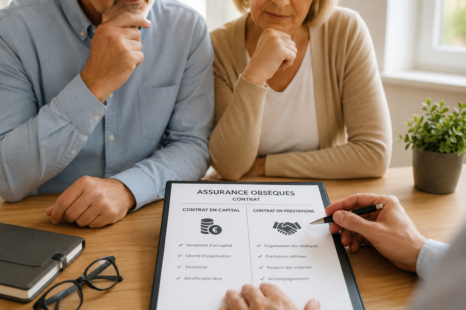 Différence entre contrat en capital et contrat en prestations (assurance obsèques)
